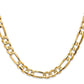 Concave Open Figaro with Lobster Clasp Chain - WBC
