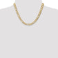 Concave Open Figaro with Lobster Clasp Chain - WBC
