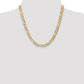 Concave Open Figaro with Lobster Clasp Chain - WBC