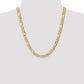 Concave Open Figaro with Lobster Clasp Chain - WBC