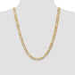 Concave Open Figaro with Lobster Clasp Chain - WBC