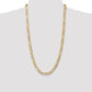 Concave Open Figaro with Lobster Clasp Chain - WBC