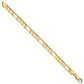 Concave Open Figaro with Lobster Clasp Bracelet - WBC