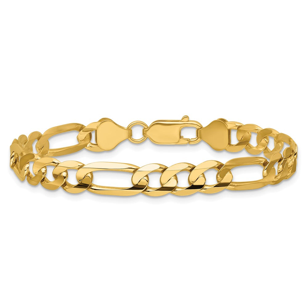 Concave Open Figaro with Lobster Clasp Bracelet - WBC