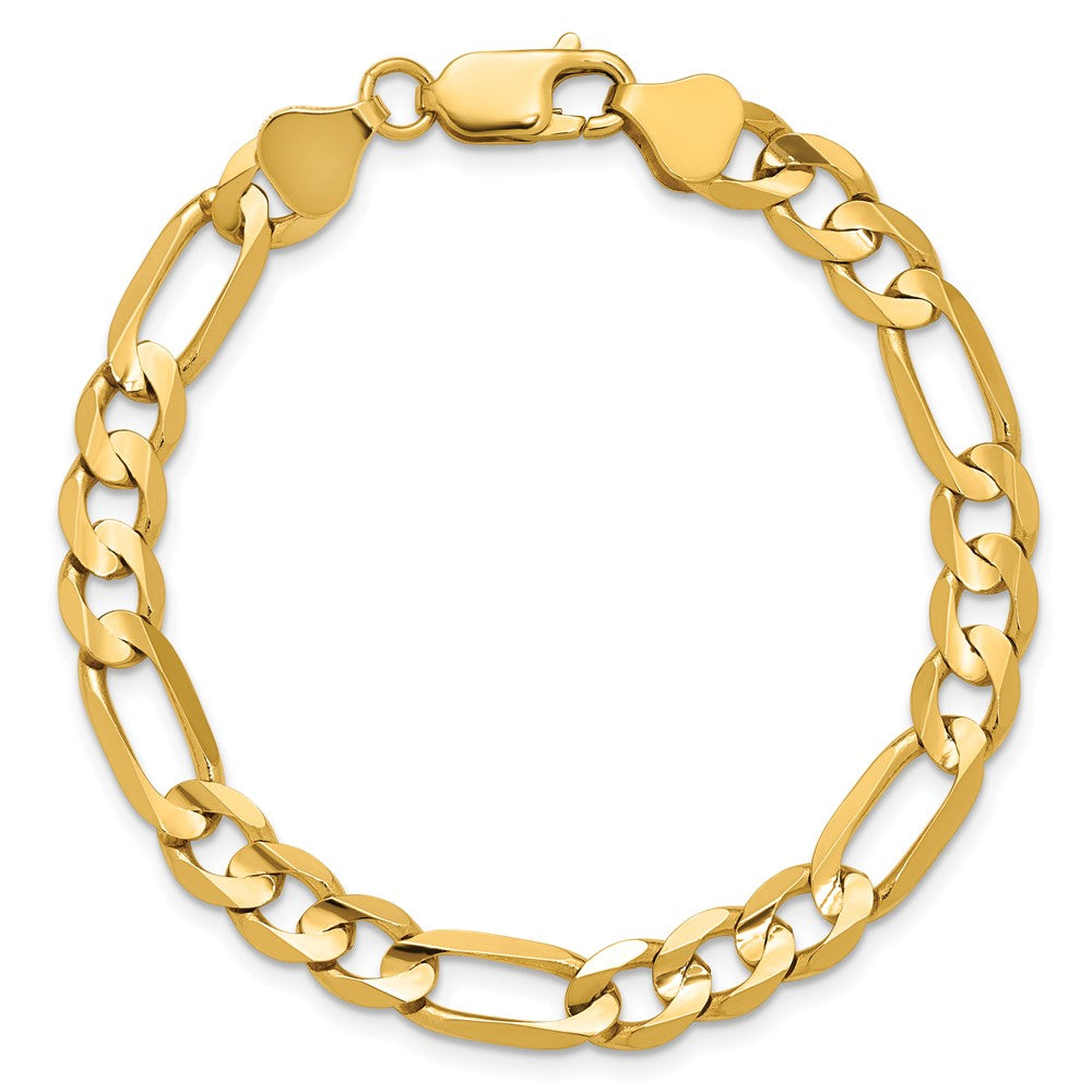 Concave Open Figaro with Lobster Clasp Bracelet - WBC