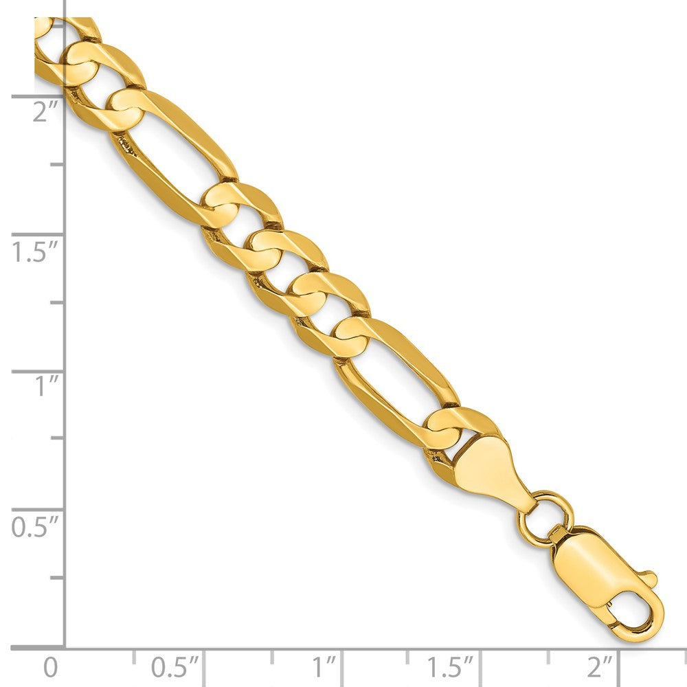 Concave Open Figaro with Lobster Clasp Chain - WBC