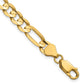 Concave Open Figaro with Lobster Clasp Chain - WBC