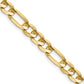 Concave Open Figaro with Lobster Clasp Chain - WBC