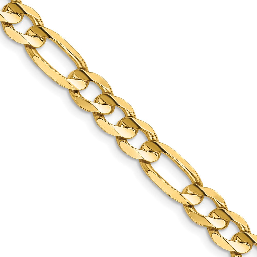 Concave Open Figaro with Lobster Clasp Chain - WBC