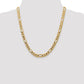 Concave Open Figaro with Lobster Clasp Chain - WBC
