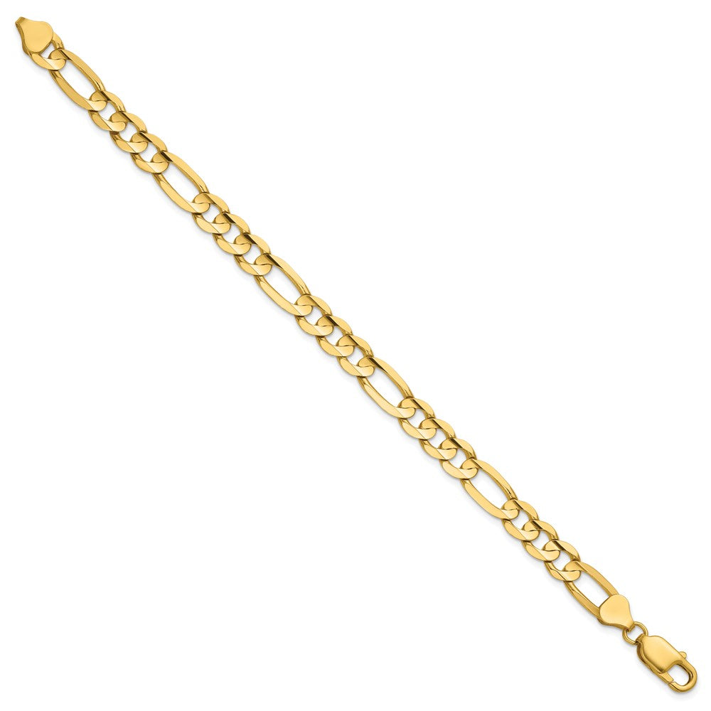 Concave Open Figaro with Lobster Clasp Chain - WBC