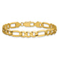Concave Open Figaro with Lobster Clasp Bracelet - WBC
