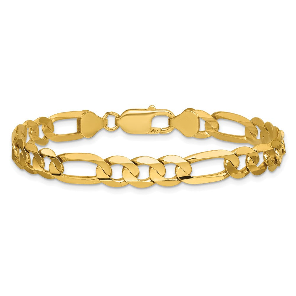 Concave Open Figaro with Lobster Clasp Chain - WBC