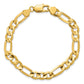 Concave Open Figaro with Lobster Clasp Bracelet - WBC
