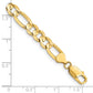 Concave Open Figaro with Lobster Clasp Bracelet - WBC