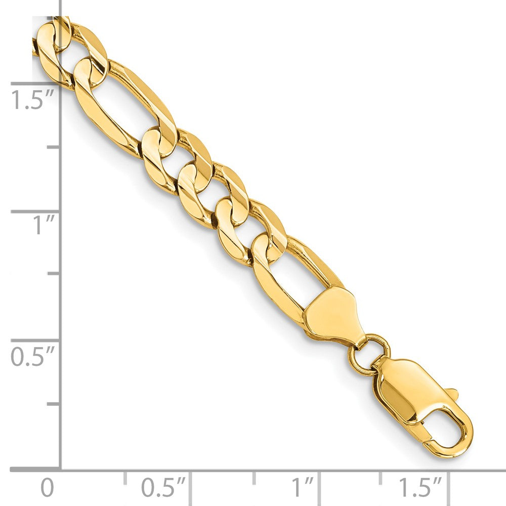 Concave Open Figaro with Lobster Clasp Chain - WBC