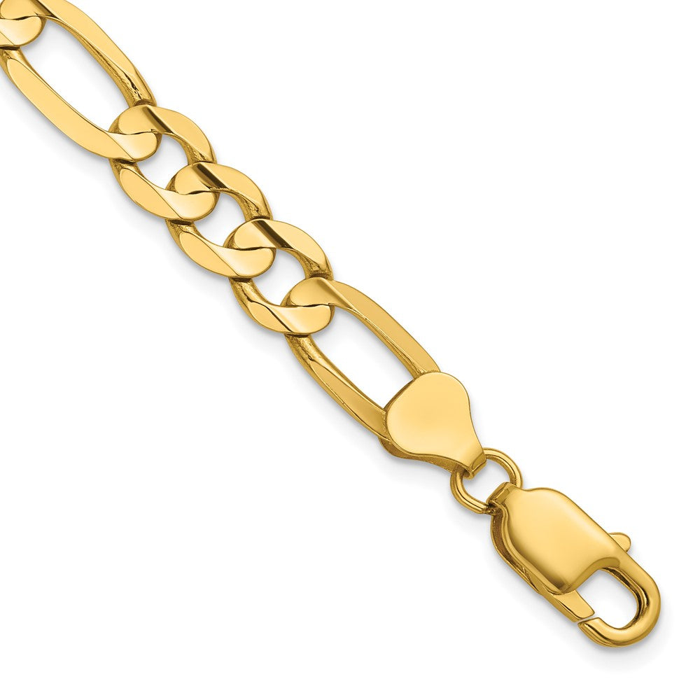 Concave Open Figaro with Lobster Clasp Chain - WBC