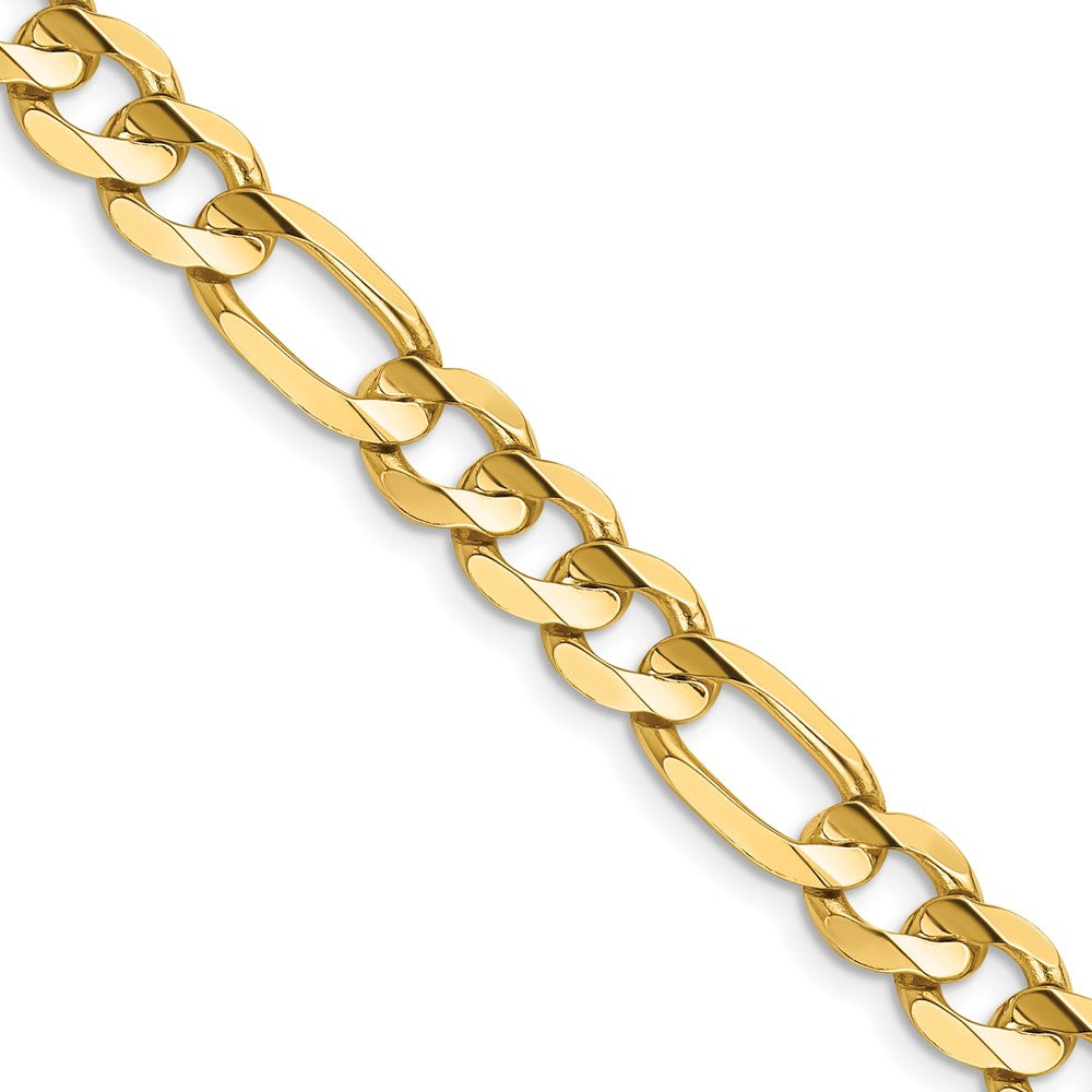 Concave Open Figaro with Lobster Clasp Chain - WBC