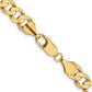 Concave Open Figaro with Lobster Clasp Chain - WBC
