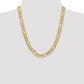 Concave Open Figaro with Lobster Clasp Chain - WBC