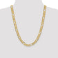 Concave Open Figaro with Lobster Clasp Chain - WBC