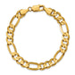 Concave Open Figaro with Lobster Clasp Chain - WBC