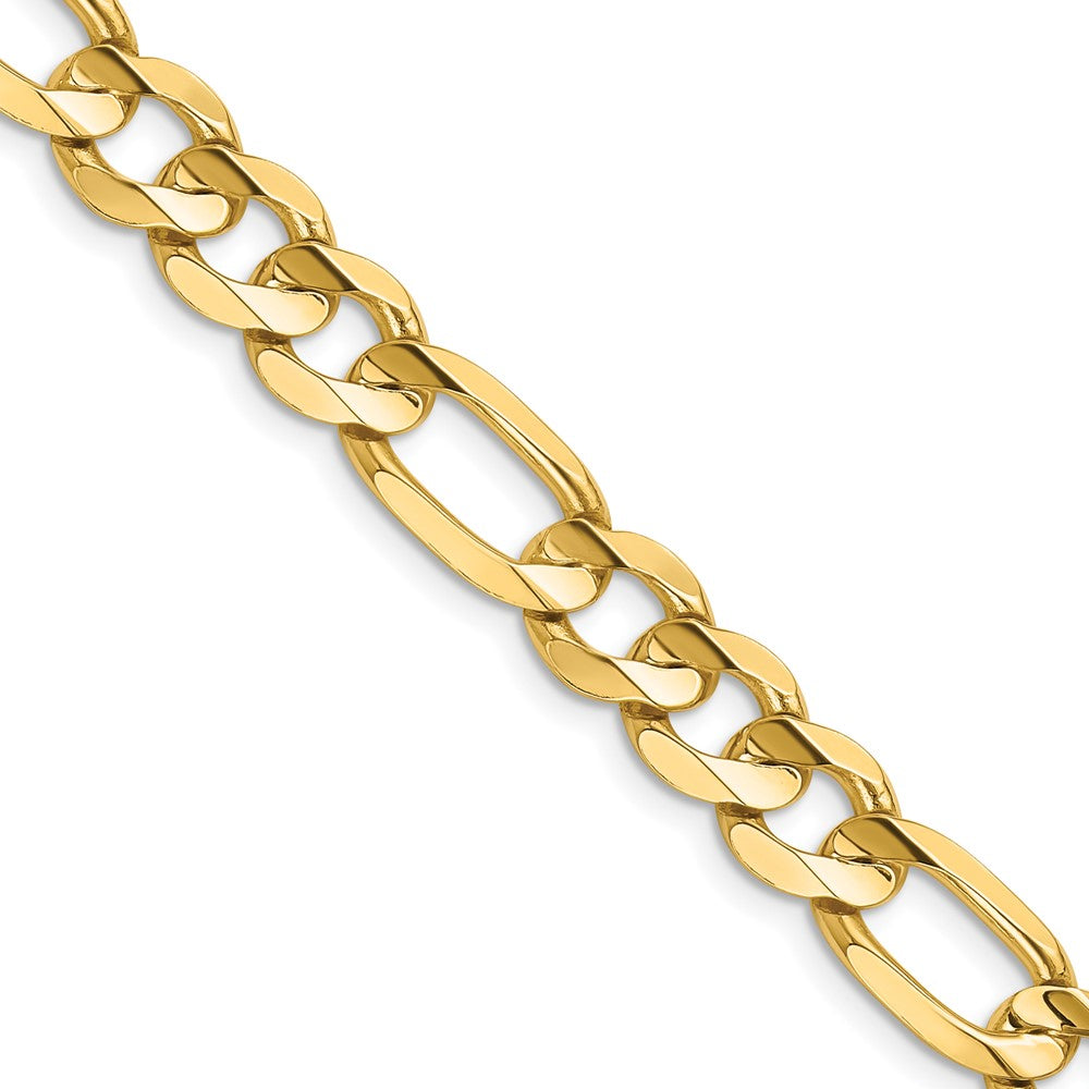Concave Open Figaro with Lobster Clasp Chain - WBC