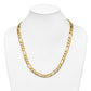 Concave Open Figaro Chain - WBC