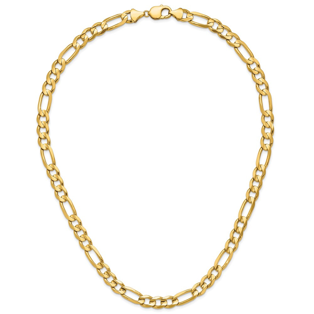 Concave Open Figaro Chain - WBC