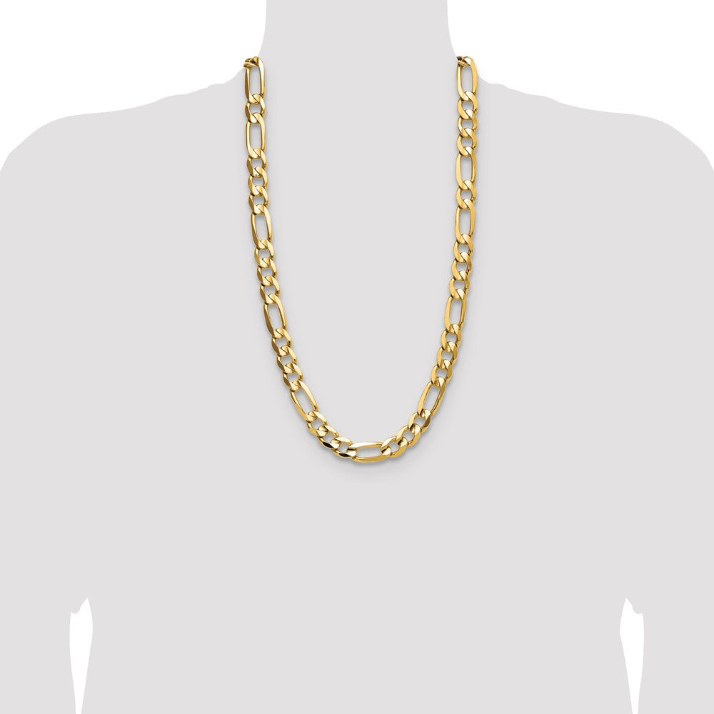 Concave Open Figaro Chain - WBC