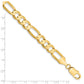 Concave Open Figaro Chain - WBC