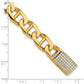 Hand-polished Anchor Link 1.5 carat Diamond Clasp Bracelet - WBC