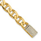 Hand-polished Anchor Link 1.5 carat Diamond Clasp Bracelet - WBC