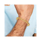 Hand Polished Figaro Link with Box Catch Clasp Bracelet - WBC