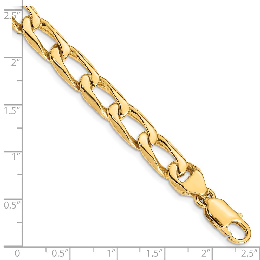 Hand Polished Fancy Open Link with Lobster Clasp Bracelet - WBC