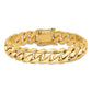 Hand Polished Fancy Traditional Link with Box Catch Clasp Bracelet - WBC