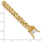 Hand Polished Rounded Curb Link with Box Catch Clasp Bracelet - WBC
