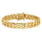 Hand Polished Rounded Curb Link with Box Catch Clasp Bracelet - WBC