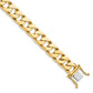 Hand Polished Flat Beveled Curb Link with Box Catch Clasp Bracelet - WBC