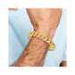 Hand Polished Flat Beveled Curb Link with Box Catch Clasp Bracelet - WBC