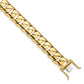 Hand Polished Rounded Curb Link with Box Catch Clasp Bracelet - WBC