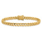 Hand Polished Miami Cuban Link with Box Catch Clasp Bracelet - WBC