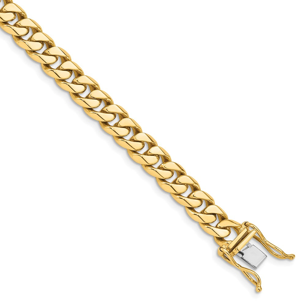 Hand Polished Miami Cuban Link with Box Catch Clasp Bracelet - WBC