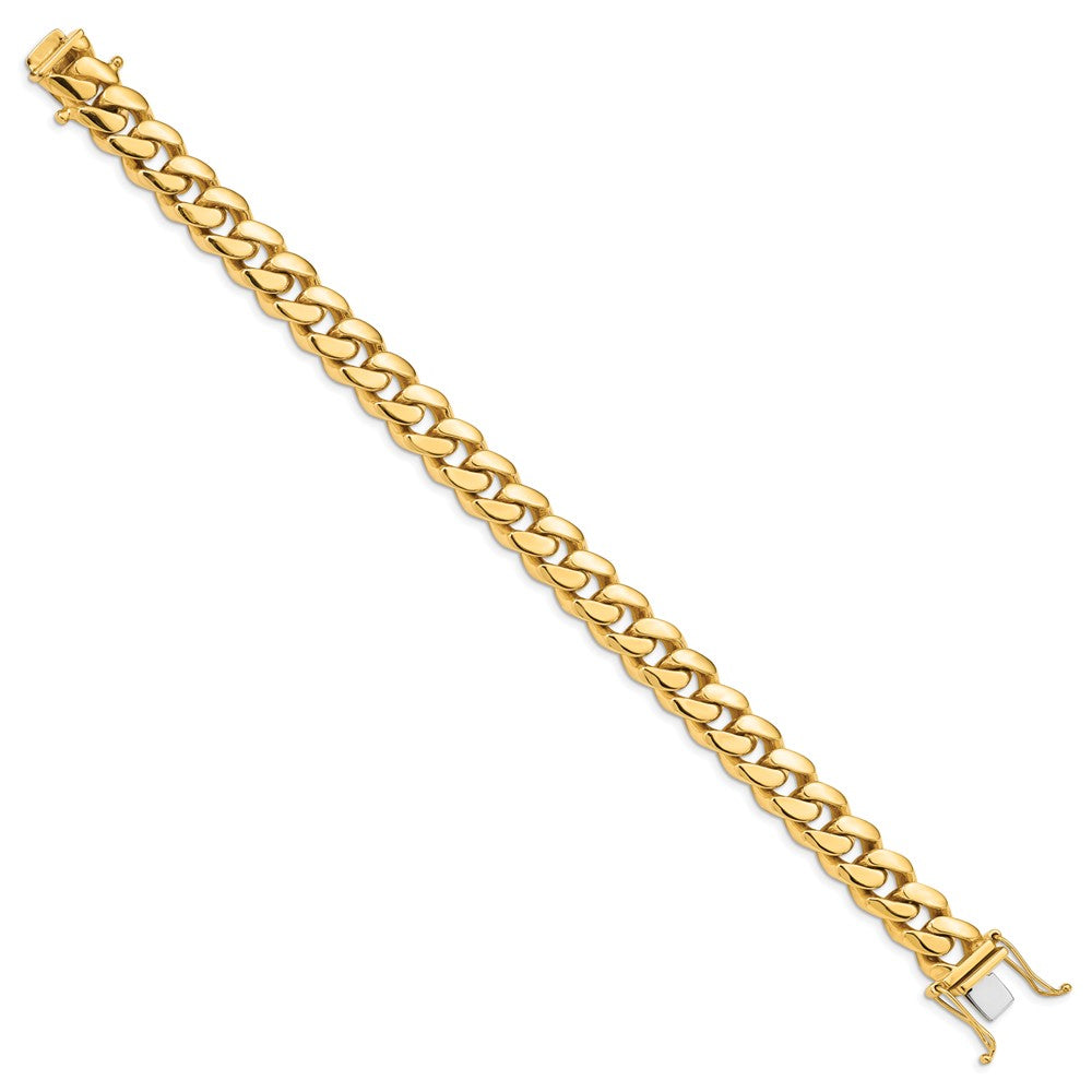 Hand Polished Miami Cuban Link with Box Catch Clasp Bracelet - WBC