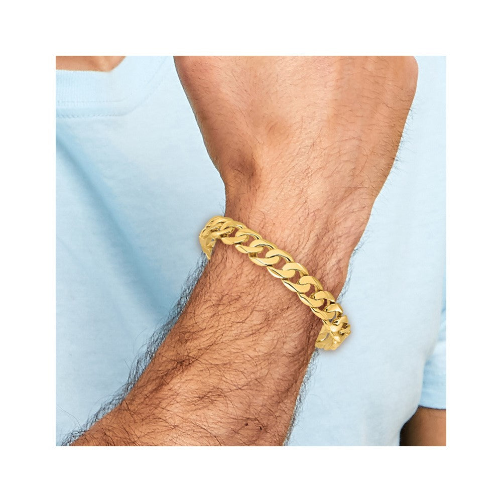 Hand Polished Fancy Link with Fancy Lobster Clasp Bracelet - WBC