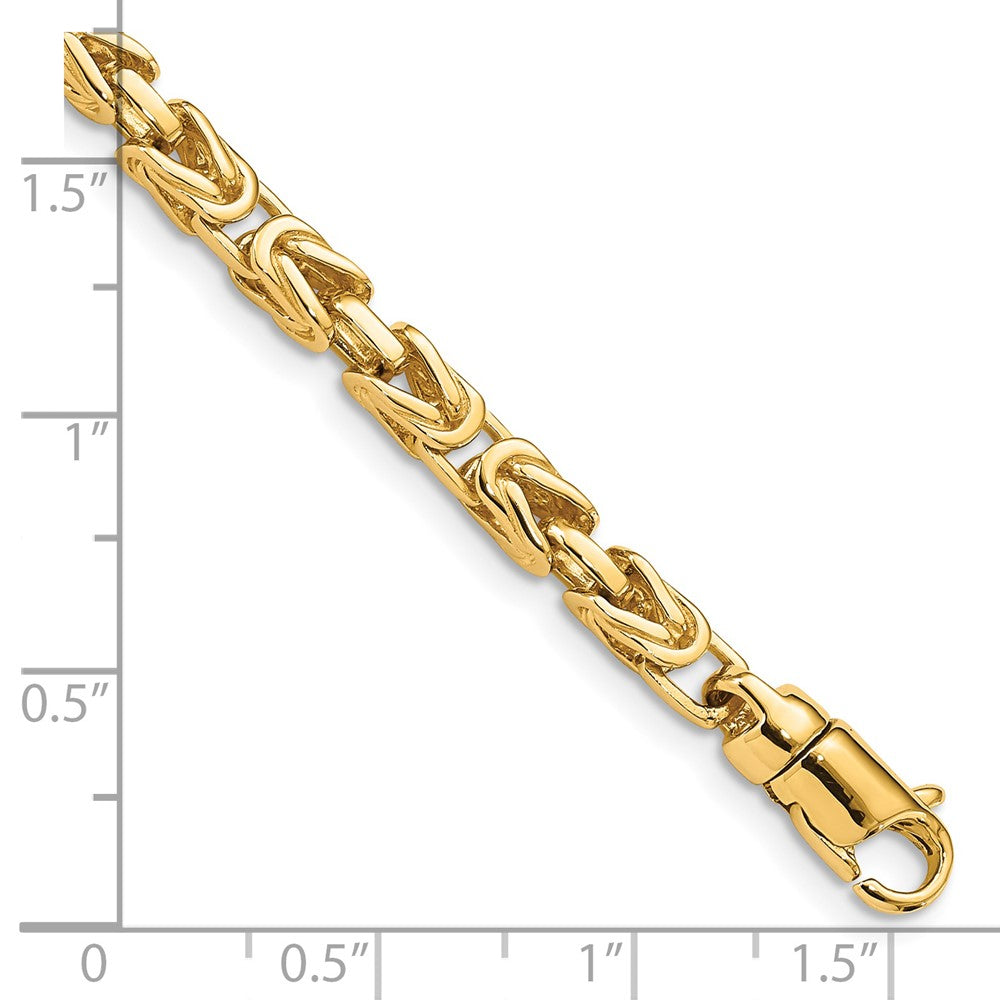 Hand Polished Byzantine Link with Lobster Clasp Chain - WBC