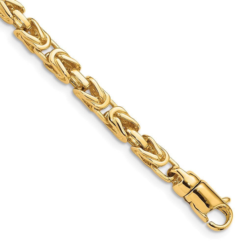 Hand Polished Byzantine Link with Lobster Clasp Chain - WBC