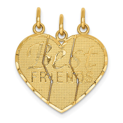 3-piece Break-apart BEST FRIENDS Charm - WBC