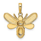 and Rhodium Diamond-cut Bumblebee Pendant - WBC