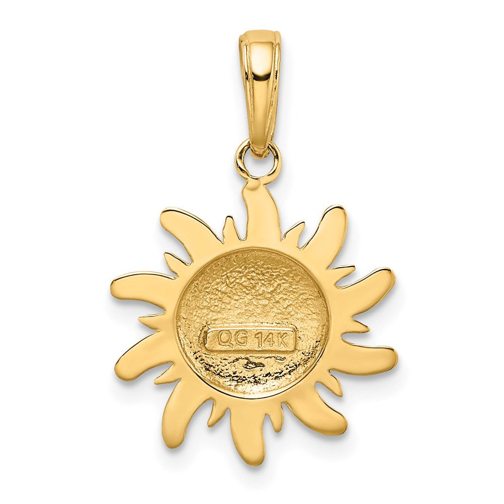 Polished Small Sun Charm - WBC